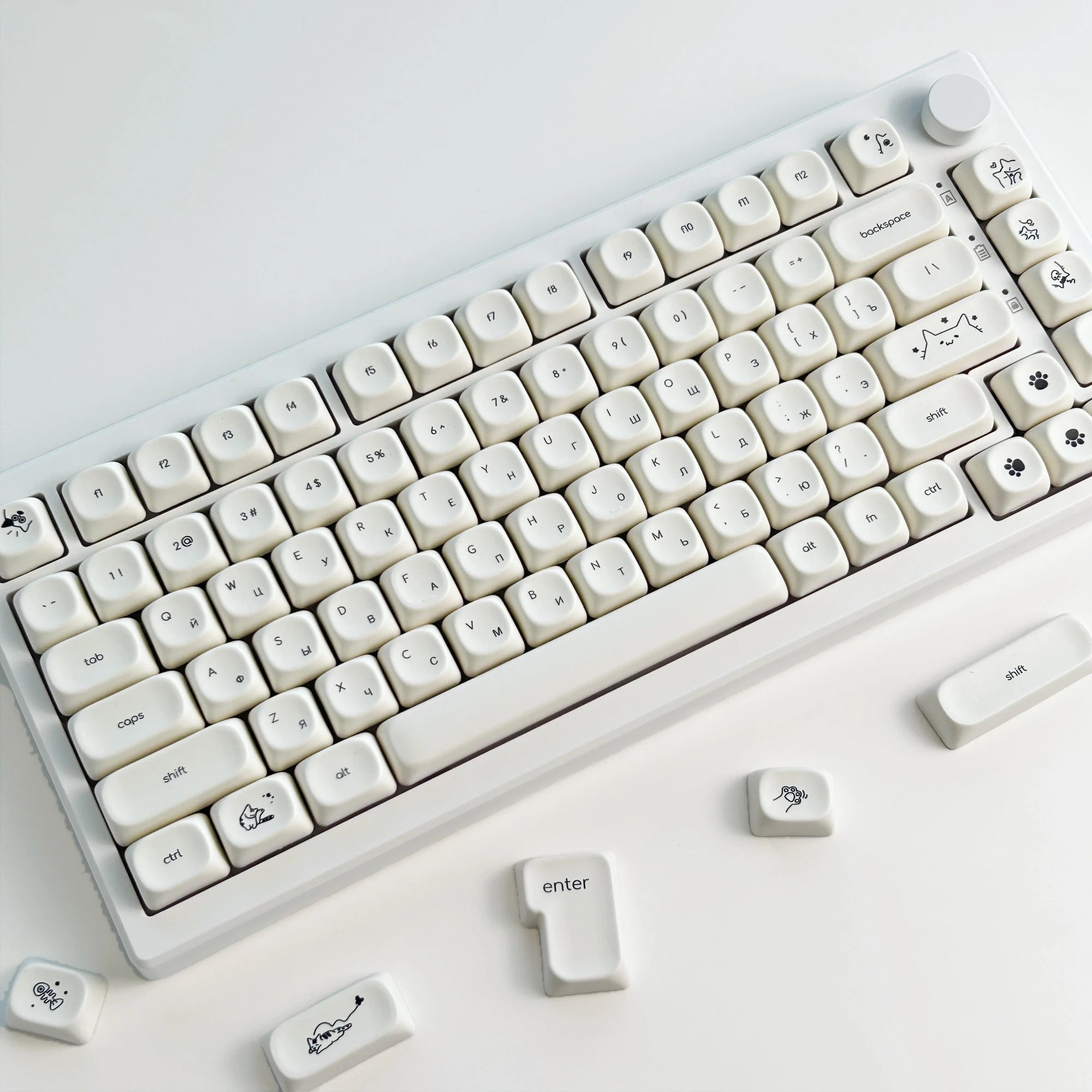 Kawaii Cat Key Caps