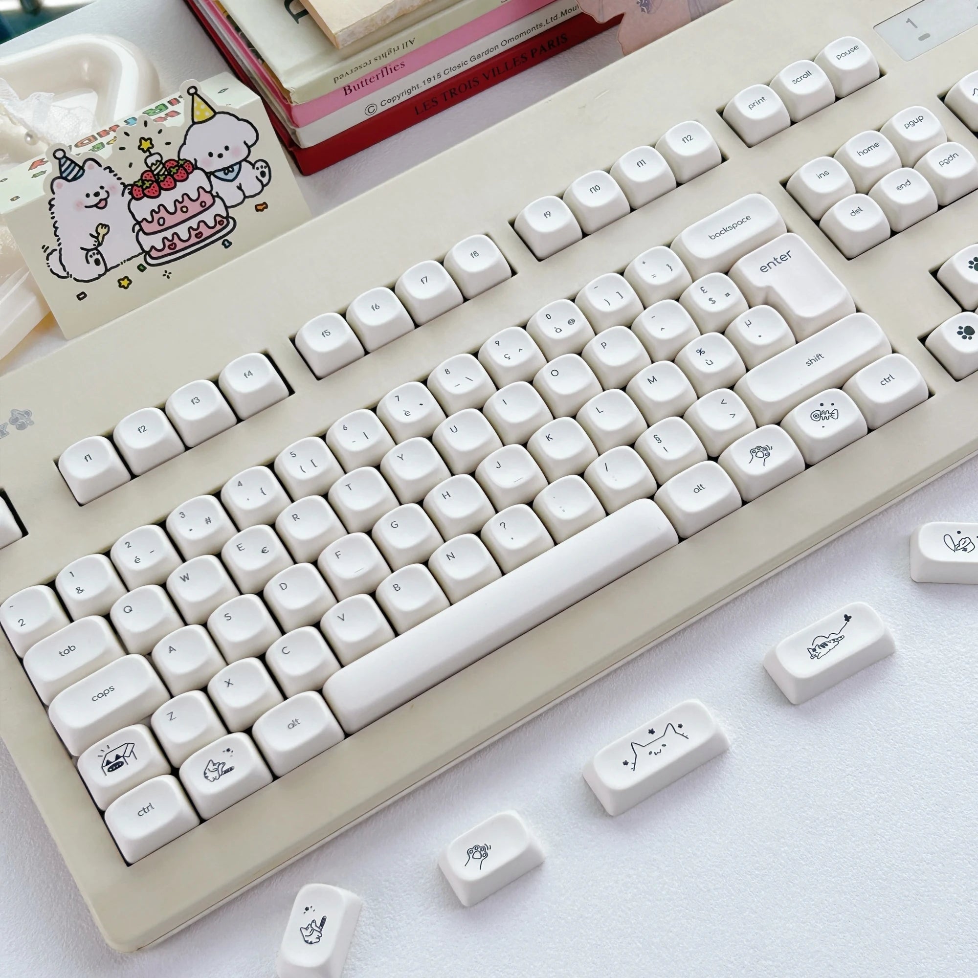 Kawaii Cat Key Caps